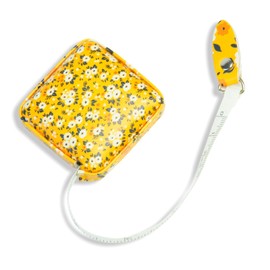 Aaymoous Tape Measure Body Measuring Tape，Mini Tape Measure Retractable Soft Tape Measure for Sewing Cloth Fabric Body Measurements，Fabric Tape Measure Clothing Measuring Tape Yellow Flower