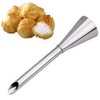 VNDEFUL 2PCS Cream Icing Piping Nozzle Tip Stainless Steel Nozzle