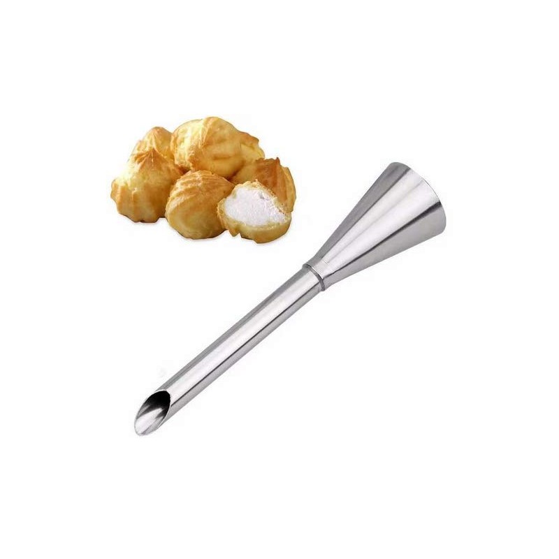 VNDEFUL 2PCS Cream Icing Piping Nozzle Tip Stainless Steel Nozzle