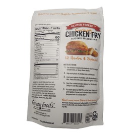 Glutenfreeee Gluten Free Seasoned Breading Mix, Crispy Chicken Fry, 16 Ounce - Tastes Great, 12 Herbs and Spices, Great for Chicken Nuggets, Sandwiches, Fried Chicken, Celiac Friendly