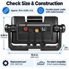 12-Pin Quick-Release Bail Mount for Fishfinder Installation – Adjustable Cradle