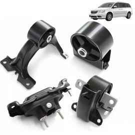 Engine Motor Mount Set & Transmission Left Mount Compatible with 2015 2014 2013 2012 2011 Chrysler Town/Country 4PCS Replace# A5665 A5480 A5589 A5577