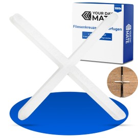 1000 Pieces 1.5mm Thickness White Plastic Grout Cross for Even Spacing, Tile Spacers, Tile Spacers, Tile Spacers, Tile Cross, Plastic Crosses