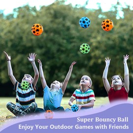 Moon Ball, Extreme High Bouncing Ball Moon Shape, Improve Hand-Eye Coordination, Easy to Grip and Catch by Athletes as a Sport Training Balls (2 Pcs)