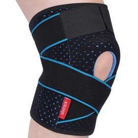 SIVITICK Knee Support for Women and Men, Adjustable Knee Support with Side Stabilisers & Patella Gel Pads, Orthopaedic Bandage, Knee, Meniscus, Osteoarthritis, 1 Piece, Unisex