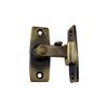 QCAA 2.5" Heavy Forged Solid Brass Door Latch, 90 Degree