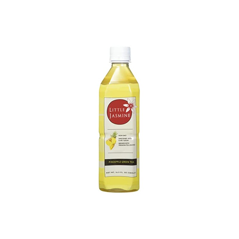 Little Jasmine Pineapple Green Tea, Sweetened with Cane Sugar, Real