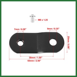 Motoforti 1.5 Inch Motorcycle Gas Tank Rising Lift Kit Replacement Steel for Harley-Davidson Long-lasting