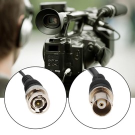 The Lord of the Tools BNC Coaxial Y Splitter Cable BNC Female to Dual BNC Male Adapter Cable for CCTV System Radio Modem Camera Total Length 40cm BNC Splitter 2 in 1 Out Coax Jumper Cable