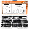 200 Pieces M4 x 30mm /35mm /40mm /45mm /50mm, Hex