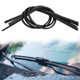 4 tiras de repuesto para limpiaparabrisas de coche, tira de silicona sin marco de 26 pulgadas, tiras de goma ajustables para limpiaparabrisas de coche, accesorios universales para la mayoría de