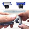 6PCS Shaver Replacement Head Compatible with Micro Touches Solo Trimmer