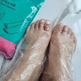 Disposable vinyl foot covers, 100 sheets, 1 pack, foot massage Foot Vinyl 3ea