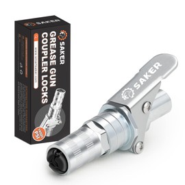 Saker Saker Grease Gun Coupler-Upgrade to 14000 PSI,Duty Quick Release Grease Couplers,Compatible with All Grease Guns 1/8" NPT Fittings (1 PC)