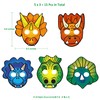 15 Pcs Cute Paper Dinosaur Theme Party Masks - Perfect