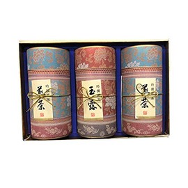 Kyoto Rikyuen MG-503 Green Tea Set Gyokuro & Sencha Assortment of Gyokuro 3.5 oz (100 g) 1 Piece Sencha 3.5 oz (100 g) 2 Piece Gift Set Made in Japan