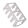 BBQ Skewer Rack Lightweight Portable Sturdy Structure Stainless Steel Wear
