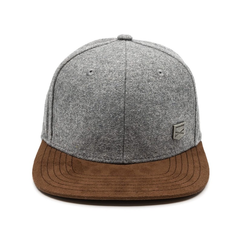 Hand und Feuer Snapback Cap Casual Business One Size, lightgrey