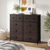 REAHOME Dresser for Bedroom with 10 Drawers, Wide Black Dresser