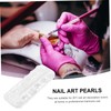 Baluue Beautiful Nail Art Pearls for DIY Manicure Heart-Shaped Pearl