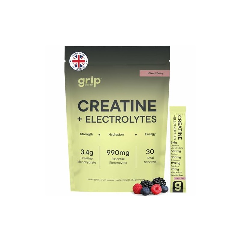 Creatine and Electrolytes Powder | Creatine Monohydrate with Electrolytes for