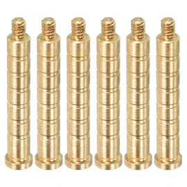 PATIKIL 150 Grain Archery Arrow Insert 0.244 Inch, 6 Pack Brass Arrow Weight Bolt for Field Points Shaft