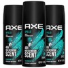 AXE AXE Travel Deodorant, Body Spray, Apollo, 3-Pack C 48H