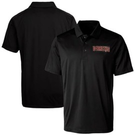 Men's Arizona Throwback Logo Performance Polo Shirt - Black (US, Alpha, Large, Regular, Regular, Black, Arizona)