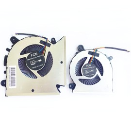 Fleshy Leaf NEW CPU+GPU Cooling Fan Replacement for MSI GF63 GF65 Thin MS-16R1 MS-16R2 MS-16R3 MS-16R5 WF65 PABD08008SH N413 PAAD06015SL N433