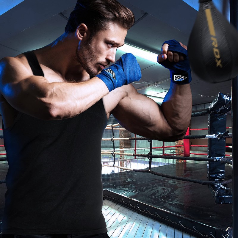 RDX Boxing Ball Maya Hide Leather Set, Speedball Hanging, Punching