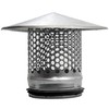 Vent Systems 4" Inch Round Chimney Cap – Galvanized Steel