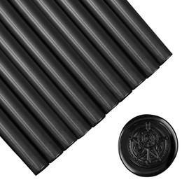 SHOWIN Glue Gun Sealing Wax Sticks for Wax Seal Stamp -Black, Great for Wedding Invitations, Cards Envelopes, Snail Mails, Wine Packages, Christmas Gift Ideas, Pack of 10