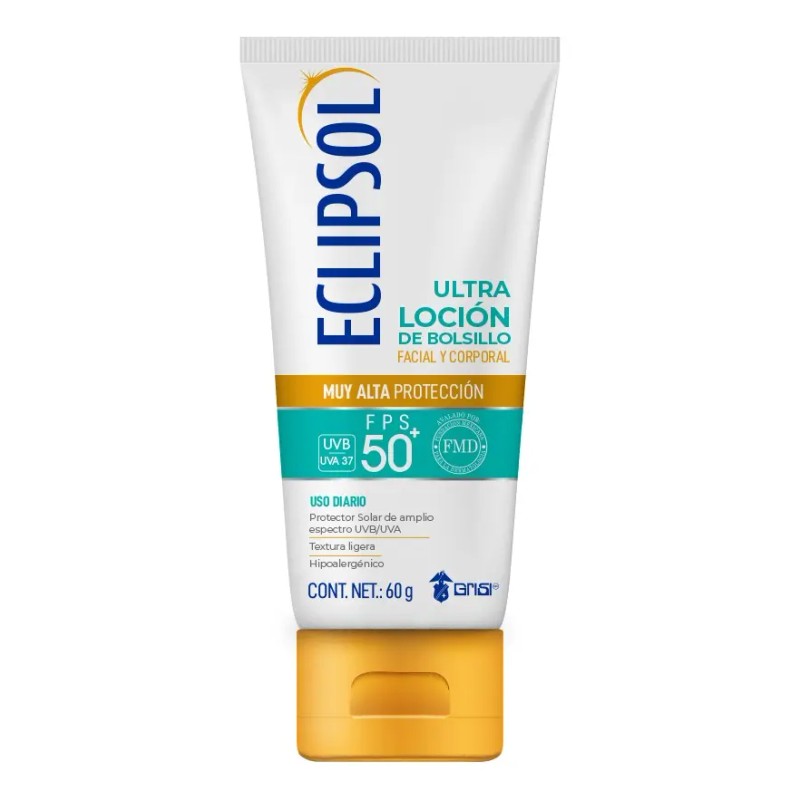 Eclipsol Ultra Loción Protector Solar Facial Corporal Fps50 Hipoalergénico Textura