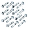 sourcingmap 15pcs M4x38mm Expansion Bolt Sleeve Anchor for 10mm-16mm Hollow