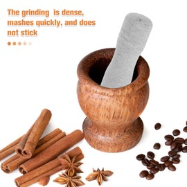 Healeved Granite Replacement Pestle 5 Inch Pestle Only Stone Unpolished Heavy Granite Large Pestle for Multifunction in Kitchen (Is Not Included)