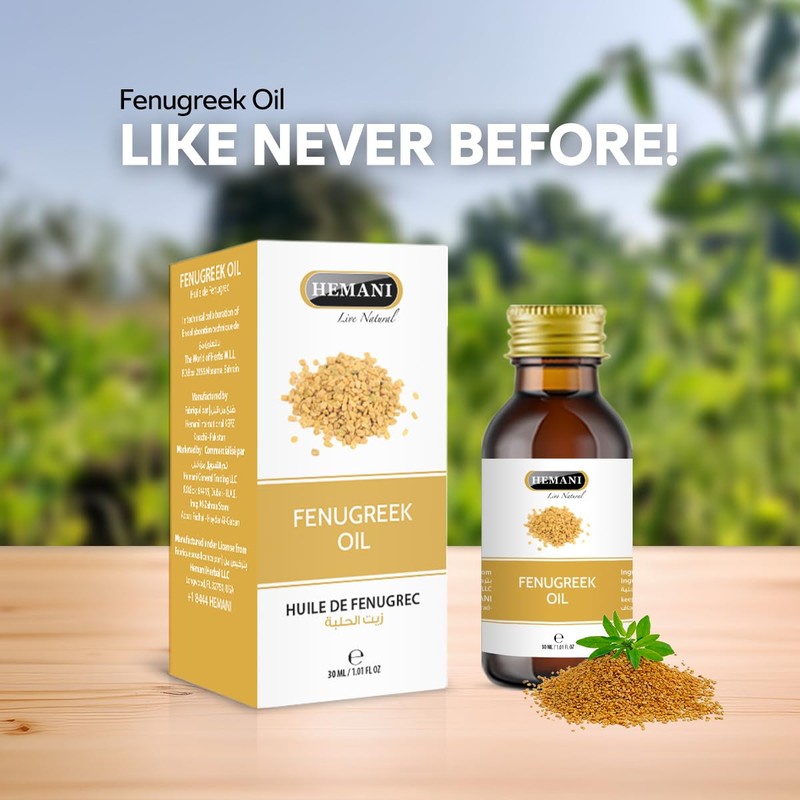 Hemani Fenugreek Oil 30ml - 100% Pure & Natural Fenugreek