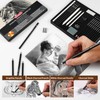 Drawing Sketching Pencil Set, 24 Piece Pro Artist Sketch Kit