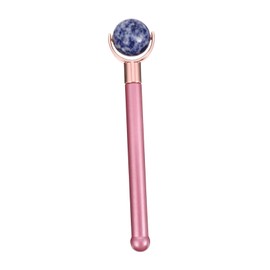 BIUDECO Neck Face Massager Roller Rose Quartz Face Roller Jade Rolling Massager Beauty Tool