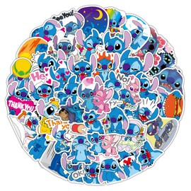 sanyuexiaozai Anime Stickers, Waterproof, 5-7 Centimeters, Set of 100, Multi-Color, For Notebooks, Cars, Motorcycles, PCs E154