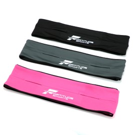 Fortitude Sports Phone Belt for Running | Waist Belt Phone Pouch | Phone Holding Running Belt for Women and Men for Running, Walking, Cycling and Fitness (Pink, Extra Large)