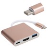 USB C Adpater 3.1 3 in 1 Hub Converter Dock