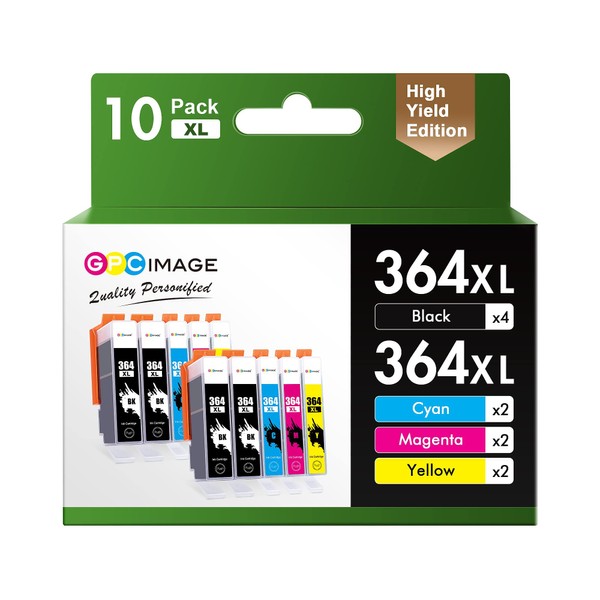 GPC Image Multipack Ink Cartridges Replacement for HP 364XL 364