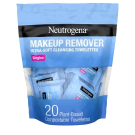 Neutrogena Makeup Remover Wipes Singles, Individually Wrapped Face Wipes, Daily