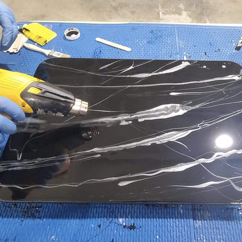 TotalBoat DIY Epoxy Black Marble Effect Countertop Project Kit |