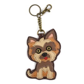 Chala Pal Bag Charm/Key-Fob/Coin Purse- Men's Best Friend Collection (Yorkie Terrier)