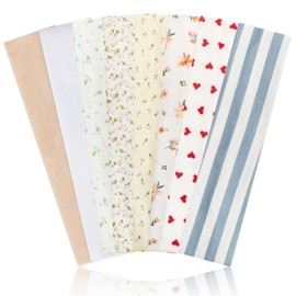 Hishexin Headbands for Women Non Slip, Stretchy Sweat Headband for Workout Yoga Running, Head Bands for Women's Hair - 8 Pack (Floral)