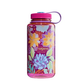 Nalgene Water Bottle 'WH Sustain' – 1 Litre Botanical Florals