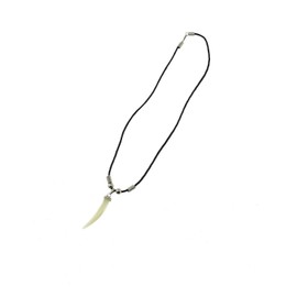 Zac's Alter Ego Imitation Tusk/Horn of Plenty Pendant on Cord Necklace