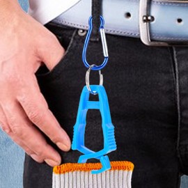 Gloves Clips for Work | Aluminum Alloy Belt Holder,Wear-Resistant Safety Gloves Keeper, Gloves Grabber Clip Holder for Gloves Helmets Towels Glasses Work Clothes Pants Belts Tool Bags