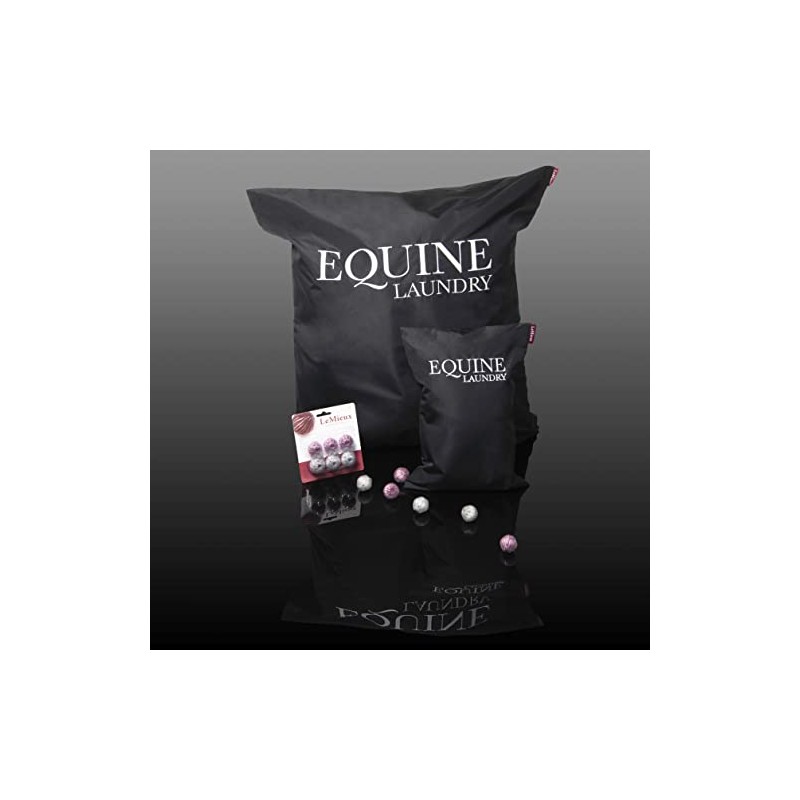 LeMieux Laundry Wash Bag in Black Prevents Horse Hair Blocking